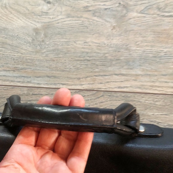 Vintage black leather Bally briefcase attaché bag - Picture 7 of 10